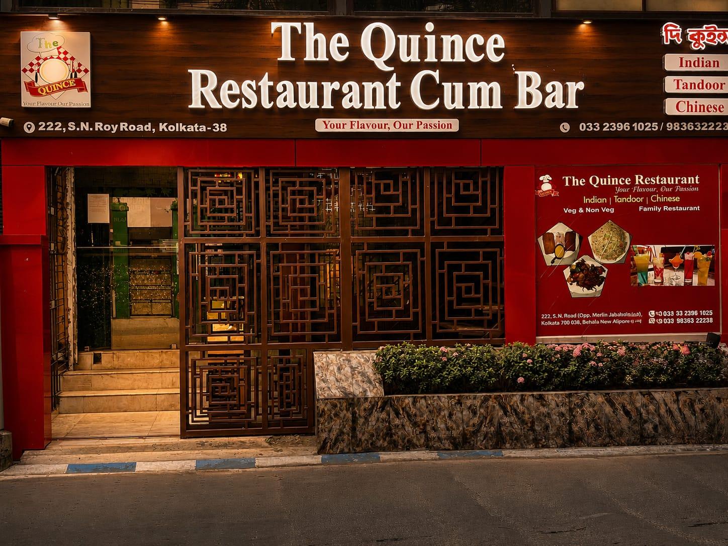 The Quince dining room in warm, cinematic light.